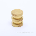 Round Slotted Ring Nut Brass OEM Brass Nut Round Slotted Ring Knurl Nut Supplier